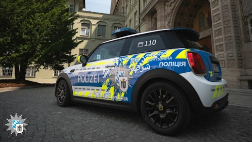 Mini Cooper SE für das Polizeipräsidium München
